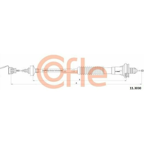 COFLE 92.11.3030 Трос сцепления