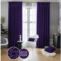 Комплект Штор Sofa Home Блэкаут/ Blackout 600х270 см, Фиолетовый
