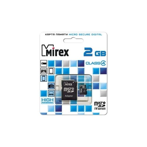 Карта памяти 2Gb microSD Mirex Class 4 - фото №9