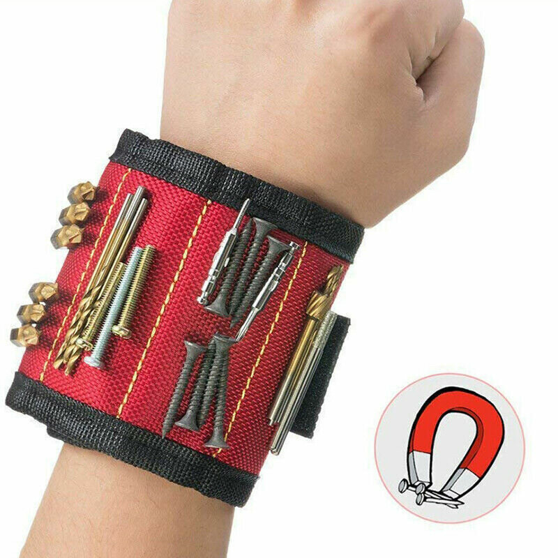 Магнитный браслет для ремонта красный — фото 1