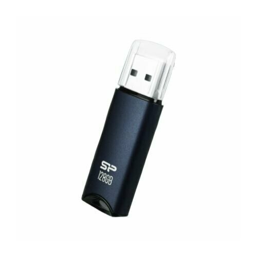 флешка usb silicon power marvel m02 128гб usb3 0 синий [sp128gbuf3m02v1b] USB Флеш-накопитель SP 128 ГБ синий