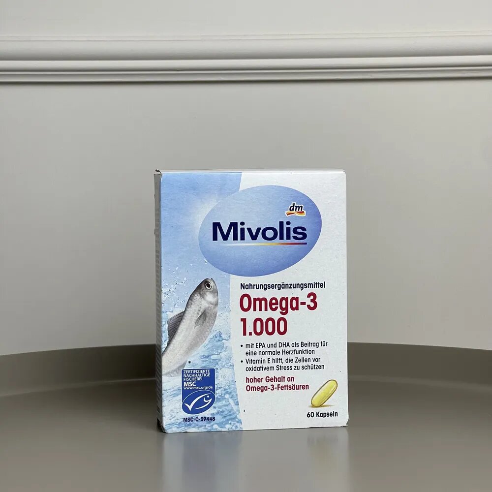 Mivolis Omega-3 1000 Омега-3 Миволис Рыбий жир в капсулах 1000 мг, 60 шт