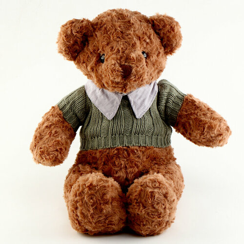 Мягкая игрушка «Медведь» в кофте, 50 см, цвет коричневый медведь коричневый с атласным пузом m