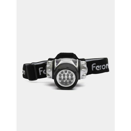 фото Фонарь налобный светодиодный, работающий от батареек 3*aaa, 3w 14leds,41708 ls