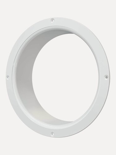 Изображение товара Фланец ERA 16Ф, пластиковый, антистатический, для вентиляции, круглый, диаметр 160мм, белый
