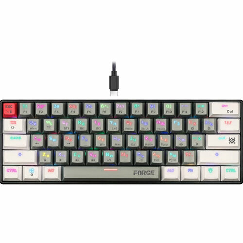 Клавиатура Defender GK-345 Forge RU3в161кнkeycap set крас св 402500₽