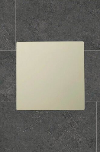 Изображение товара Решетка вентиляционная металлическая 140х140 мм. на магнитах, съемная (Бежевая), производство Агат