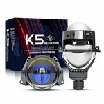 Светодиодные Bi led (Би-лед) линзы K5 ближний и дальний свет комплект (2 шт.) - изображение