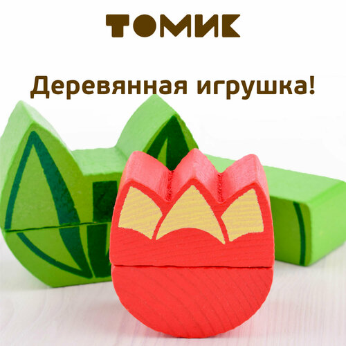 Развивающая игрушка Томик Тюльпан 514, зеленый