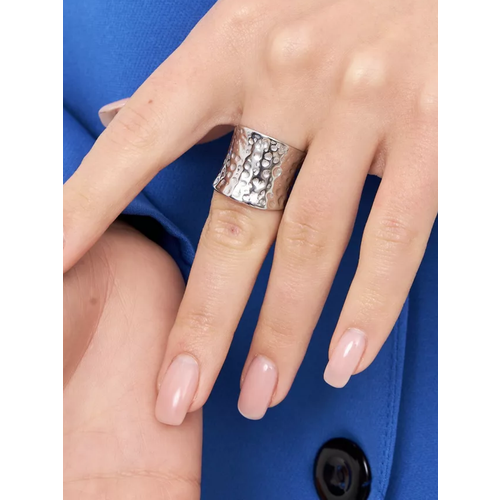 Кольцо IEK, размер 19, серебряный