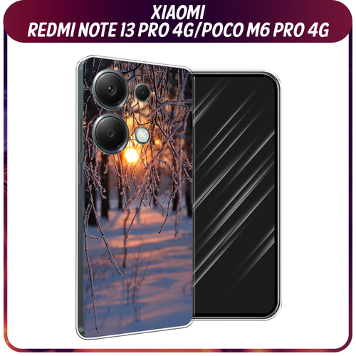 Силиконовый чехол на Xiaomi Redmi Note 13 Pro 4G/Poco M6 Pro 4G / Сяоми Редми Нот 13 Про 4G/Поко М6 Про 4G Зима 7 силиконовый чехол на xiaomi redmi note 13 pro 4g poco m6 pro 4g сяоми редми нот 13 про 4g поко м6 про 4g большеглазая панда прозрачный