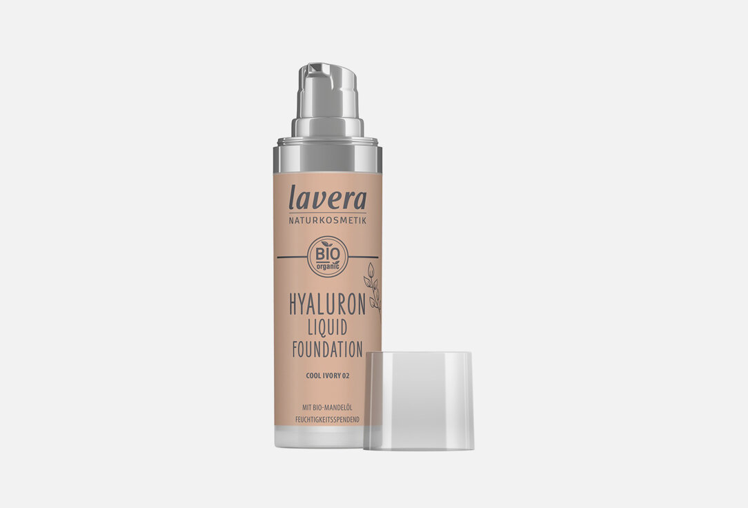 Тональный крем Lavera HYALURON LIQUID FOUNDATION 02, Cool Ivory / объём 30 мл