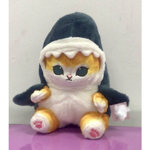 Мягкая игрушка Кот-акула плюшевый 23 см kitty shark игрушка пластиковая 1 toy три кота папа 8 8 см