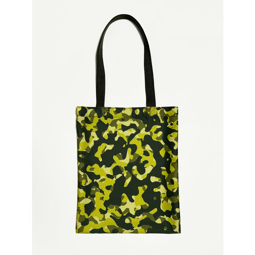 фото Сумка шоппер synergy shopper_irisi, зеленый, горчичный
