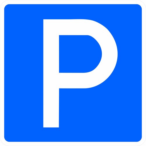 Дорожный знак 6.4 Парковка (700мм)