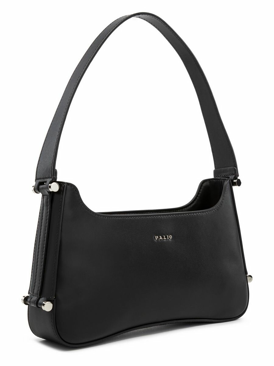 Сумка седло Palio, фактура гладкая, чёрный — фото 1