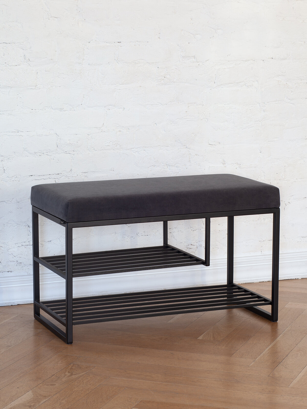 фото Обувница GARDA PLUS, черная, Mouse Grey, 850х400х520