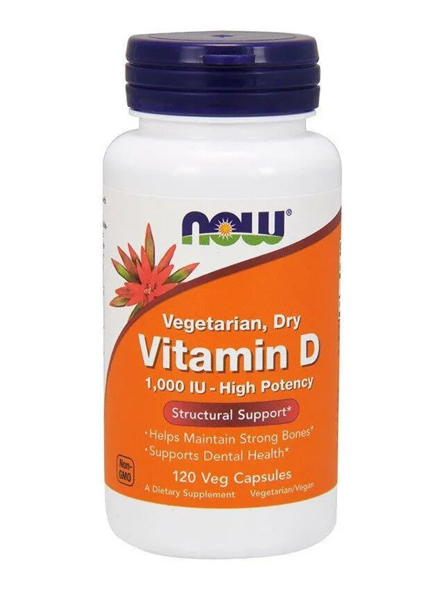 Now foods Vitamin D 1000 IU 120 vcaps