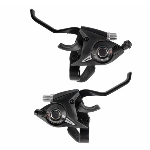 Манетки с тормозными ручками индексные на 21 3х7 скоростей c комплектующими 2 троса 2 конц троса 1690₽