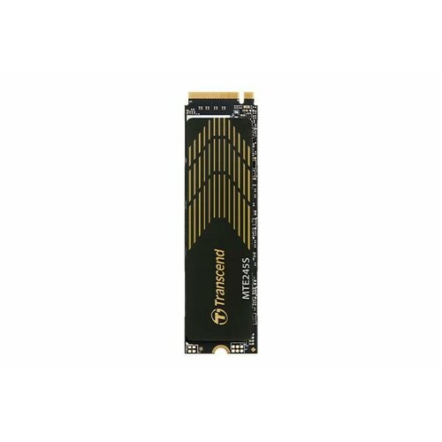 Transcend Твердотельный накопитель SSD MTE245S, 500GB, M.2 22x80mm , NVMe 1.4, PCIe 4.0 x4, 3D NAND, R W 4800 4000MB s, IOPs 600 000 300 000, TBW накопитель ssd m 2 2280 western digital wds500g1x0e wd black sn850 500gb pcie gen4 x4 nvme 3d tlc 7000 4100mb s