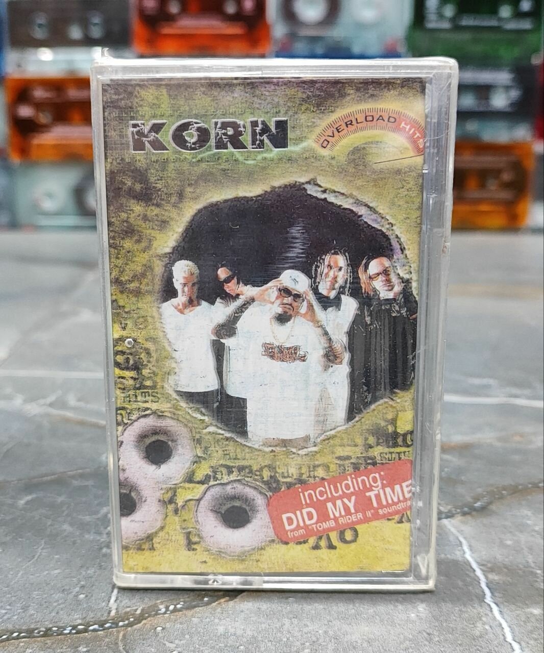 Korn Overload Hits, аудиокассета, кассета (МС), 2003, оригинал