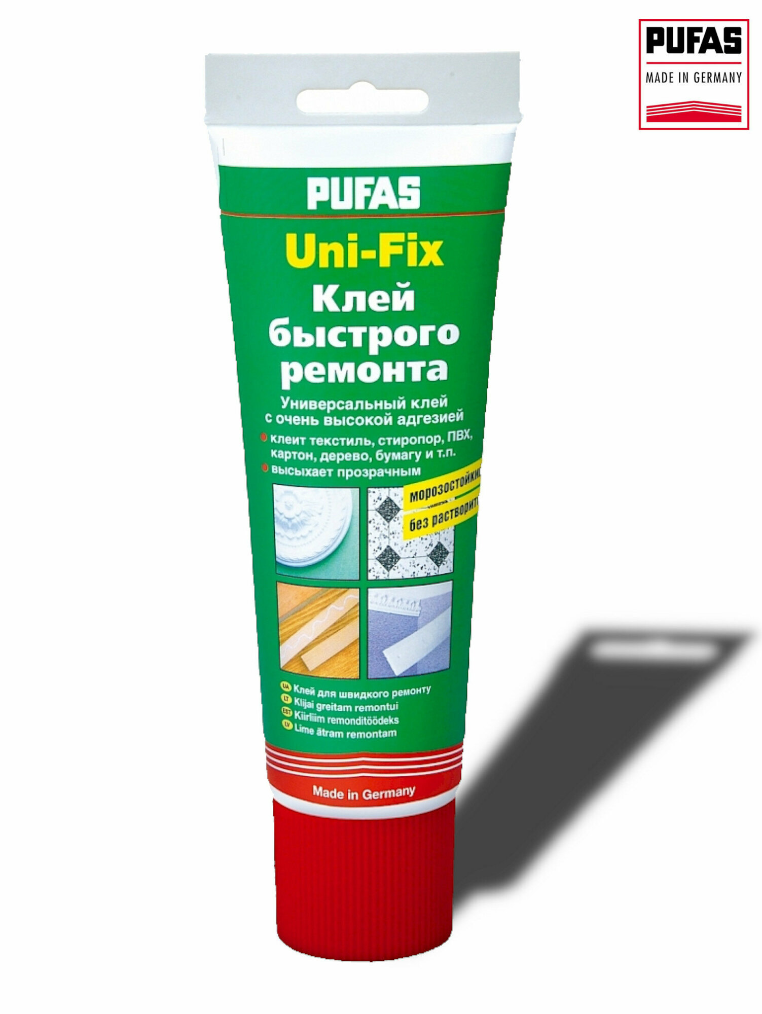 Клей обойный для швов и быстрого ремонта, Pufas Uni-Fix, 250 г.