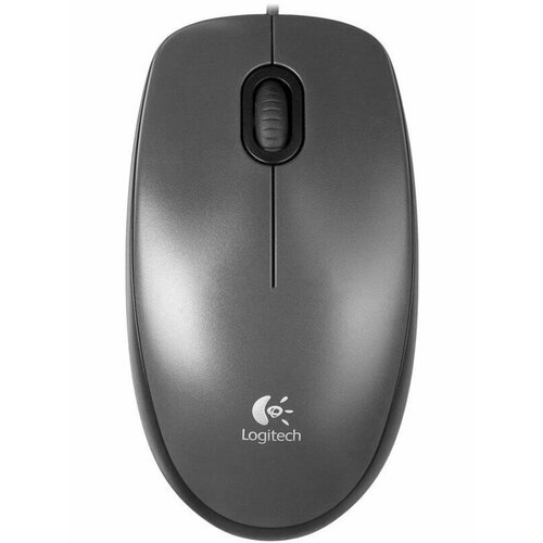 Мышь Logitech Mouse M100 Grey Dark USB 910-001604 910-005003 145200₽