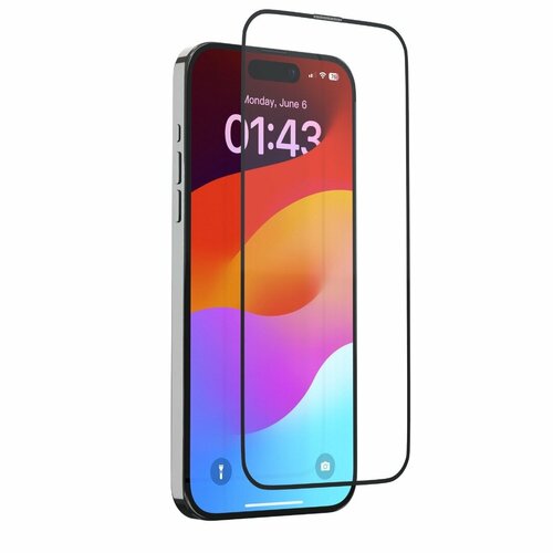 Защитное стекло Devia Van Series AntiStatic для iPhone 15 Pro Max, черный защитное стекло devia soft edge twice tempered glass для iphone 15 pro max черный