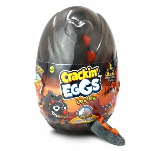 Мягкая игрушка динозавр Crackin'Eggs, 12 см, в мини яйце, серия Лава, микс динозавр в яйце премьер игрушка в ассортименте