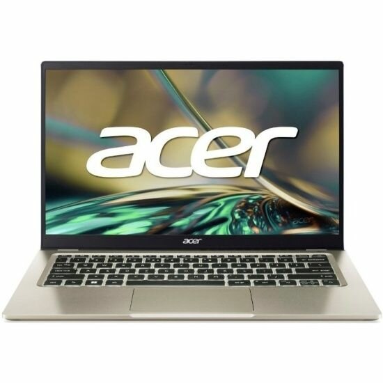 Ноутбук Acer Swift 3 SF314-512-52QA IPS FHD (1920x1080) NX. K7NER.008 Золотой 14" Intel Core i5-1240P 8ГБ LPDDR4X 512ГБ SSD Iris Xe Graphics Без ОС