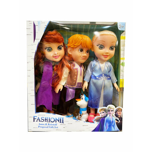 Набор кукол Холодное сердце - Эльза, Анна, Ханс, Олаф куклы принцессы эльза и анна холодное сердце 40 см