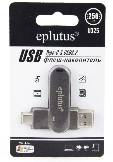 USB & Type-C Eplutus-U325 256GB 3.2