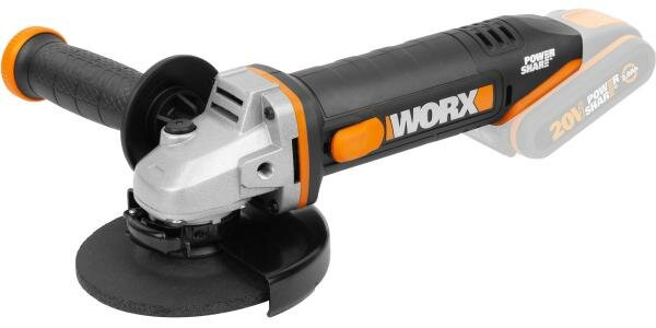 Угловая шлифмашина аккумуляторная WORX WX803.9 20В, 125 мм, без АКБ и ЗУ