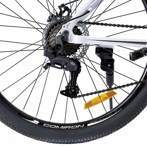 Велосипед взрослый алюминиевый горный 26 дюймов 21-скорость на рост 170-185см COMIRON UNIVERSE втулки на промподшипниках Белый 1750000₽