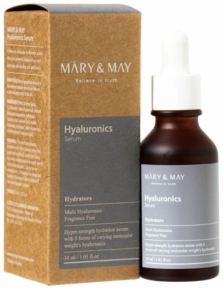 Сыворотка с гиалуроновой кислотой | Mary&May Hyaluronics Serum 30ml