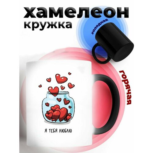 Прикольная кружка хамелеон 