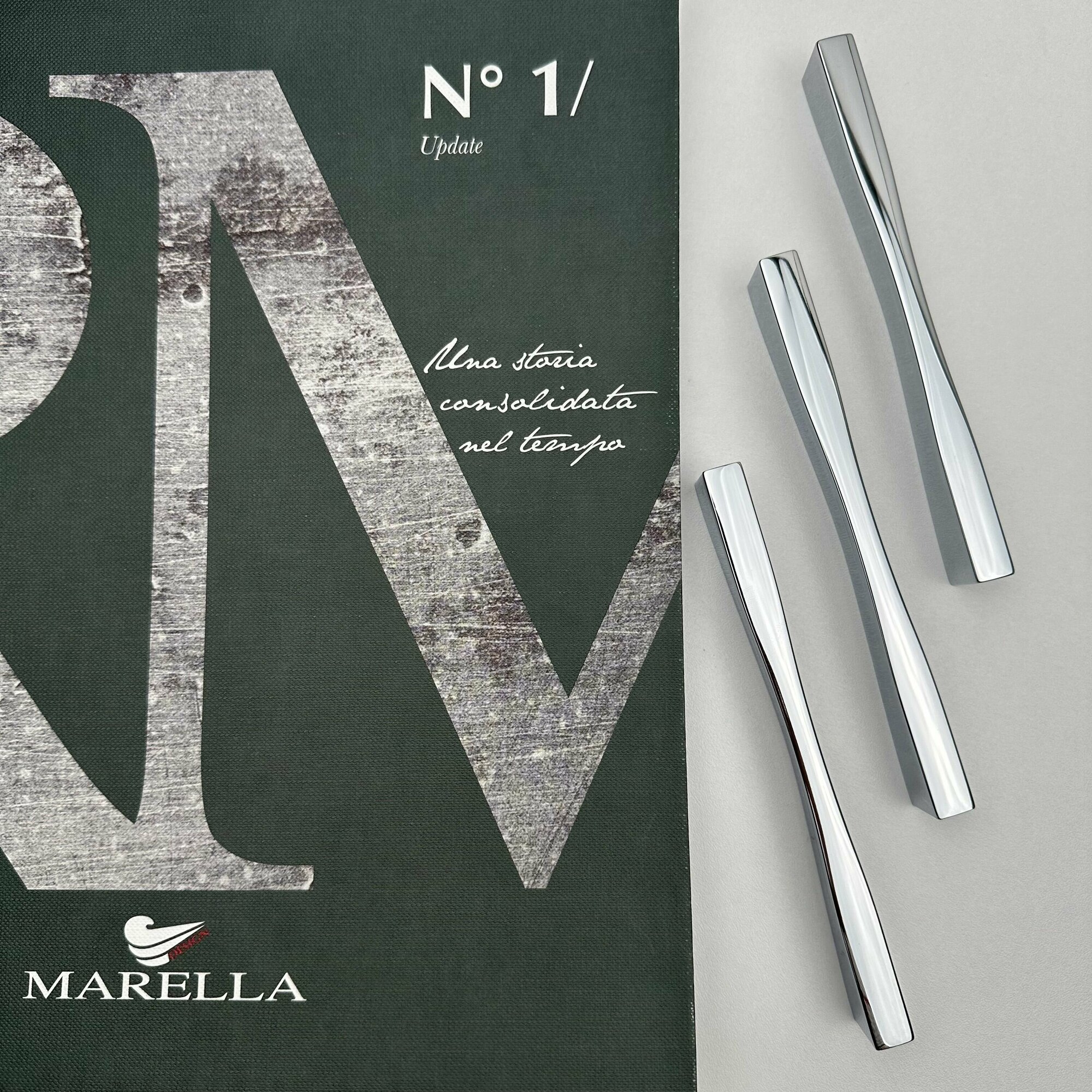 Linea мебельная ручка-профиль 96-128 мм хром, 3 шт