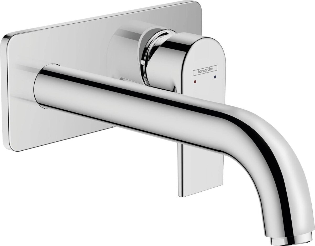 Смеситель для раковины настенный излив 204 см Hansgrohe Vernis Shape 71578000 хром