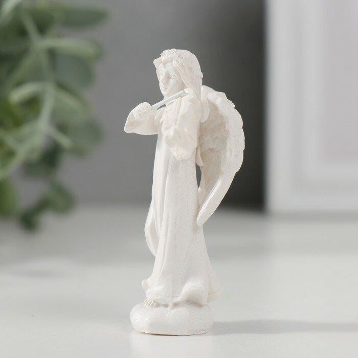 Сувенирная фигурка КНР "Ангел-хранитель со скрипкой", полистоун, 6,2х2,5х3,5 см (P838--44B)