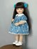 Кукла реборн BZDOLL, 55см, виниловая, в синем платье, с аксессуар...