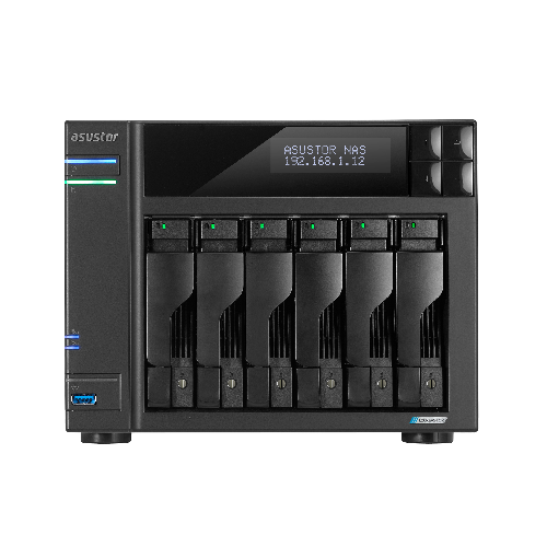 Сетевое хранилище ASUSTOR AS6706T 6-Bay NAS/Media player/Intel Celeron N5105 2.0GHz up to 2.9GHz, 8GB SO-DIMM DDR4, noHDD(HDD, SSD),2xUSB3.2, HDMI ; 90IX01N1-BW3S60 (AS6706T)