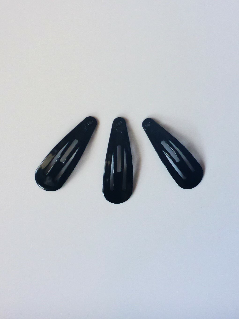 Заколка клик-клак многоцветная аксессуар для укладки волос черный