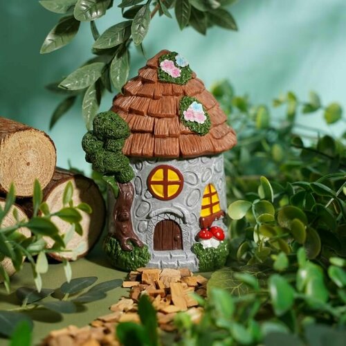Декоративная садовая фигура Домик Садовое украшение Для интерьера 799₽