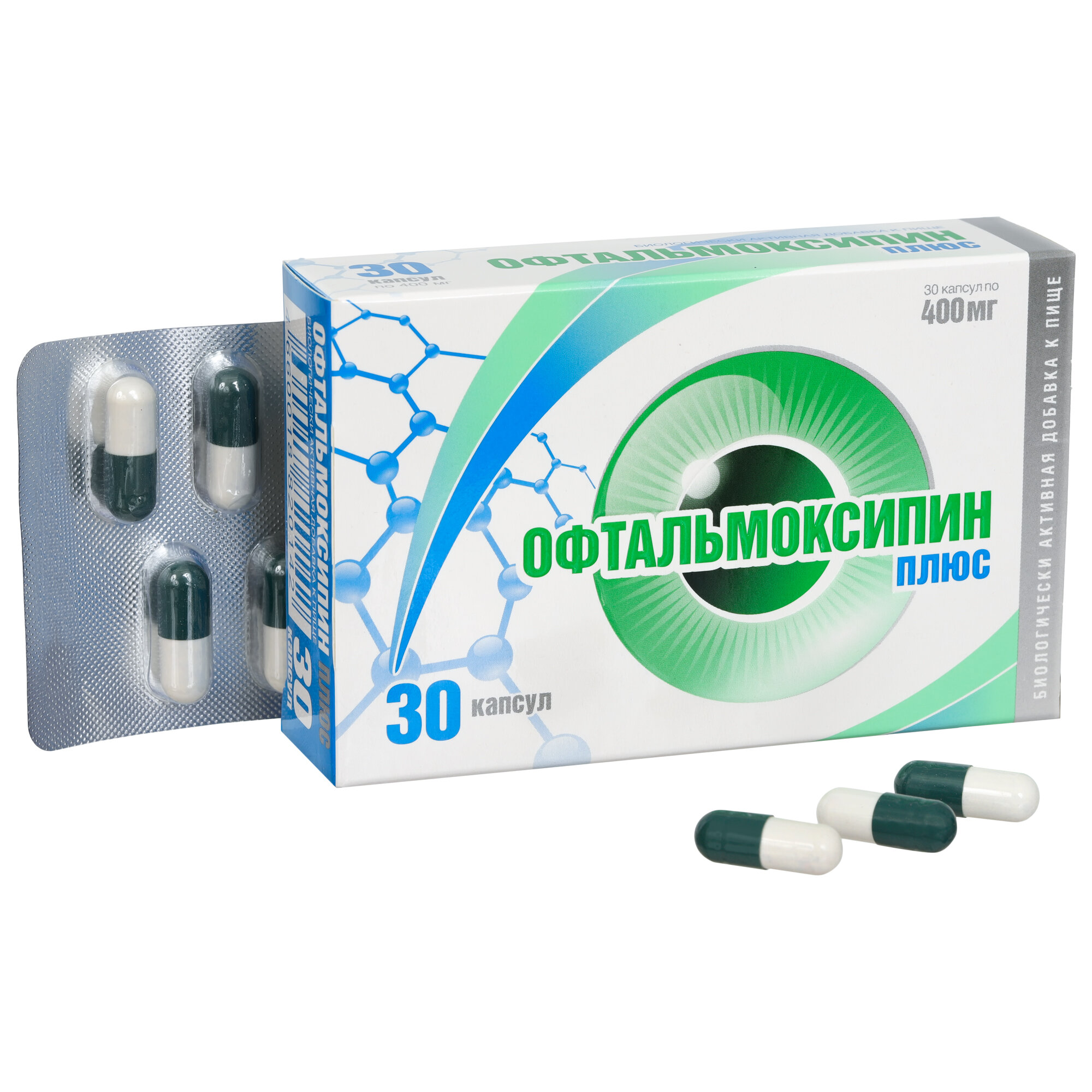 Офтальмоксипин плюс капсулы 400Мг 30