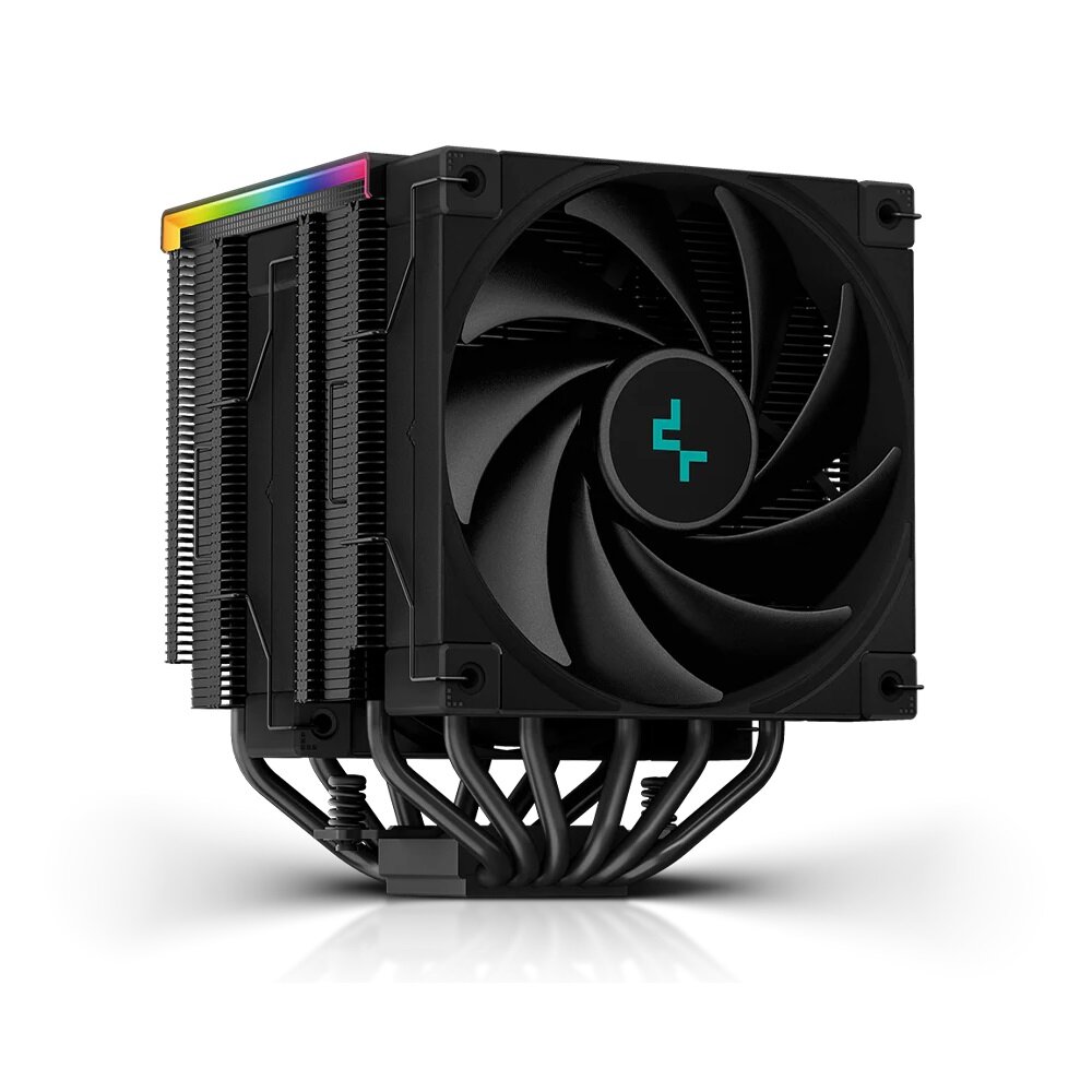 Вентилятор для процессора DeepCool AK620 DIGITAL black Socket 1700/115X/1200/2011/2066/AM5/AM4, 120mm, 1850rpm, 28 дБА, 260W, PWM 4-pin, Al-Cu (R-AK62