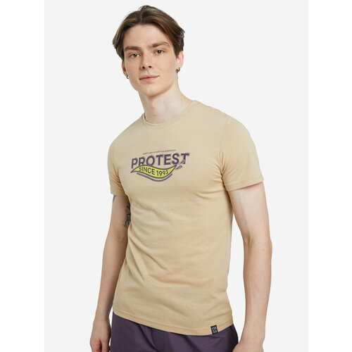 Футболка PROTEST, размер 52, бежевый футболка protest размер 52 розовый
