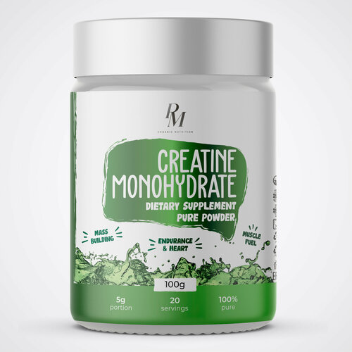 Креатин моногидрат , PM-Organic nutrition, 100гр