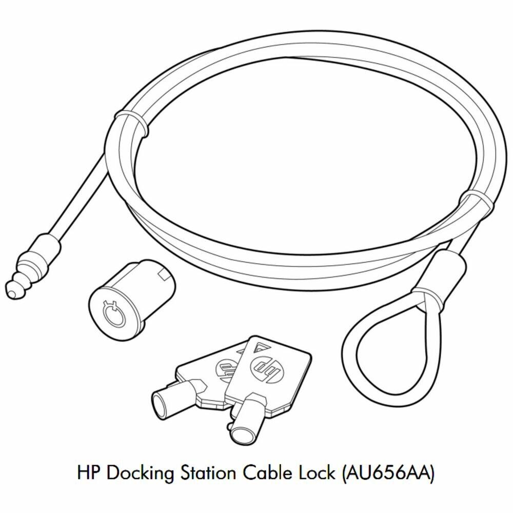 Кабель с замком HP - фото №2