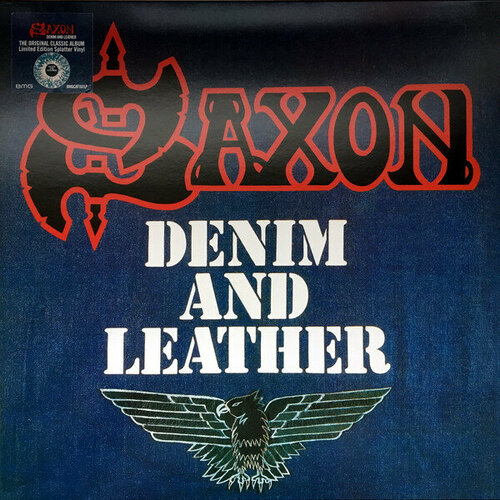 saxon триумф воинов света Виниловая пластинка Saxon - Denim And Leather (Limited Edition 180 Gram Coloured Vinyl LP)