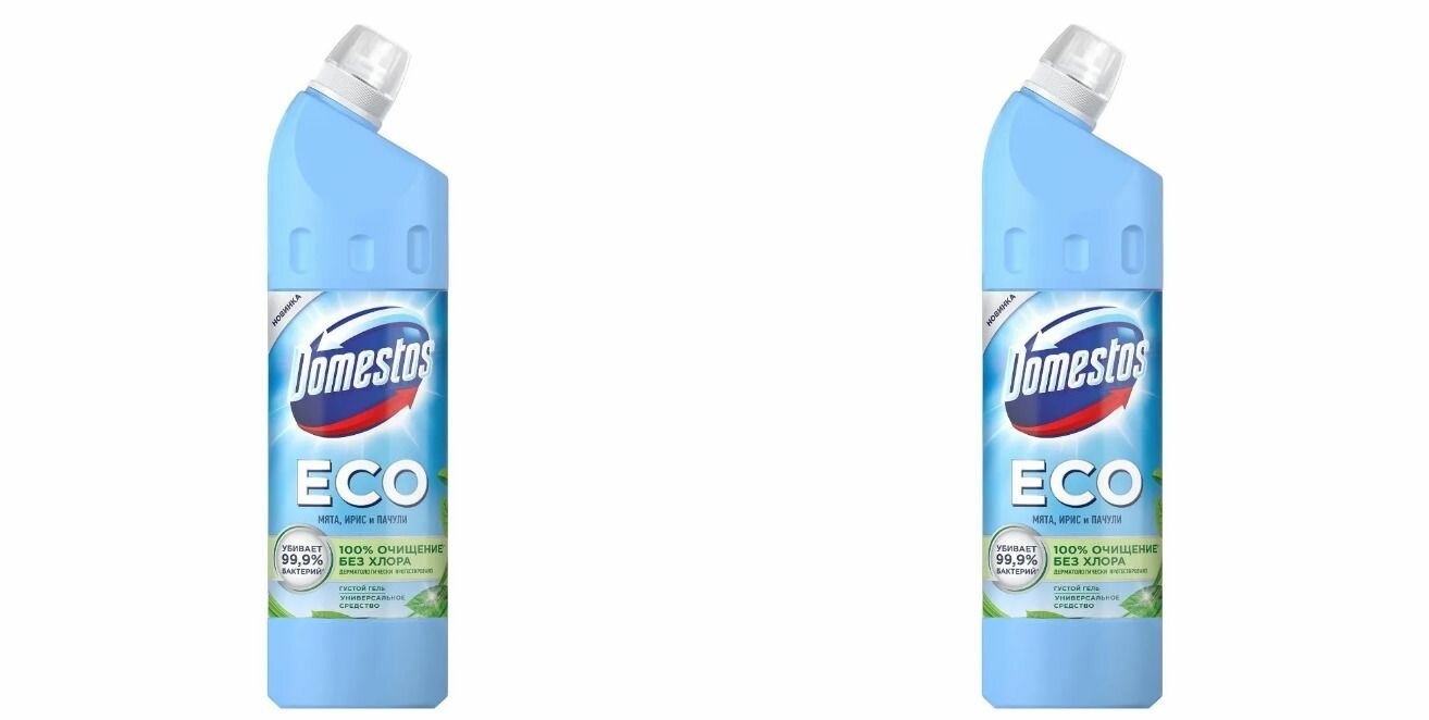 Domestos Универсальное чистящее cредство ECO Свежесть моря, 750 мл, 2 шт